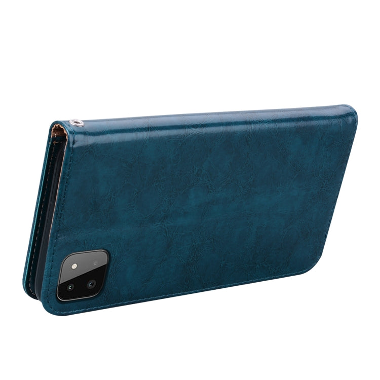 For Samsung Galaxy A22 4G Oil Wax Texture Leather Phone Case