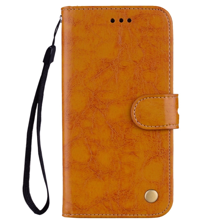 For Samsung Galaxy A22 4G Oil Wax Texture Leather Phone Case
