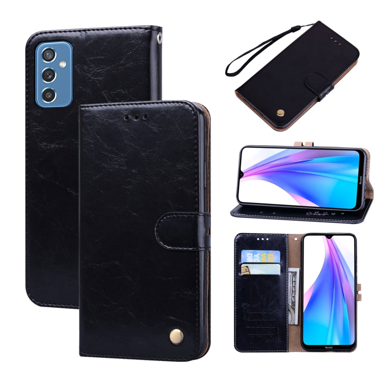 For Samsung Galaxy M52 5G Oil Wax Texture Leather Phone Case