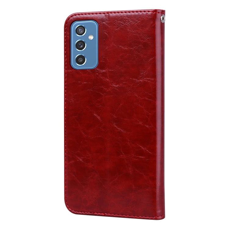 For Samsung Galaxy M52 5G Oil Wax Texture Leather Phone Case