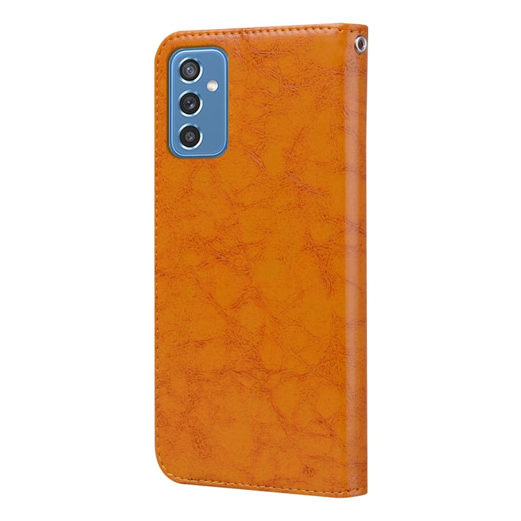 For Samsung Galaxy M52 5G Oil Wax Texture Leather Phone Case