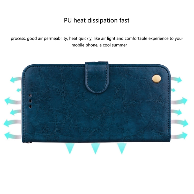 For Samsung Galaxy M52 5G Oil Wax Texture Leather Phone Case