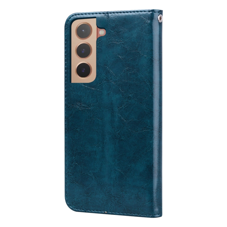 For Samsung Galaxy S22 5G Oil Wax Texture Leather Phone Case