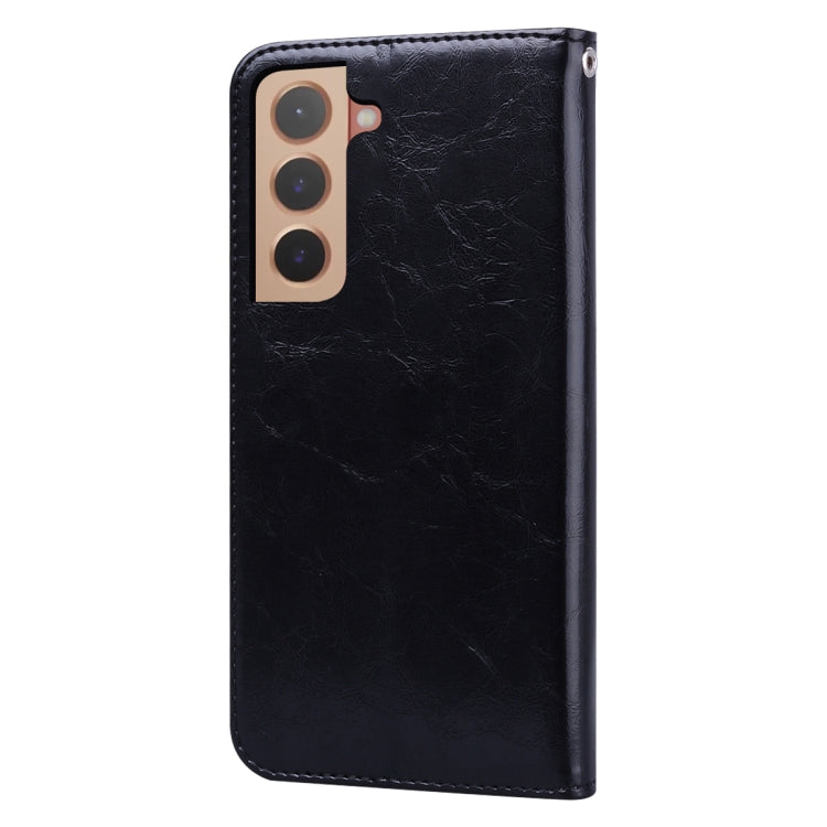 For Samsung Galaxy S22+ 5G Oil Wax Texture Leather Phone Case