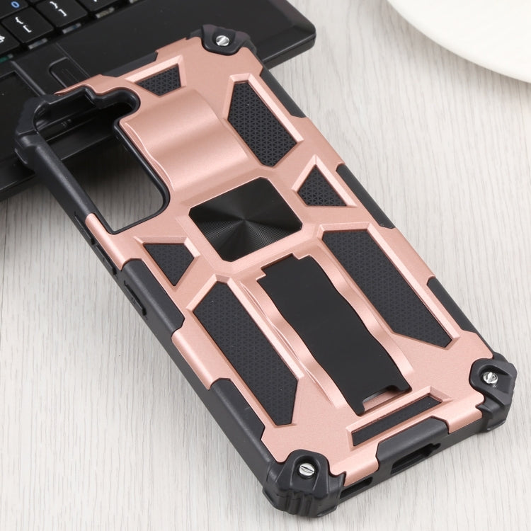 For Samsung Galaxy S22 5G Shockproof TPU + PC Magnetic Protective Phone Case with Holder