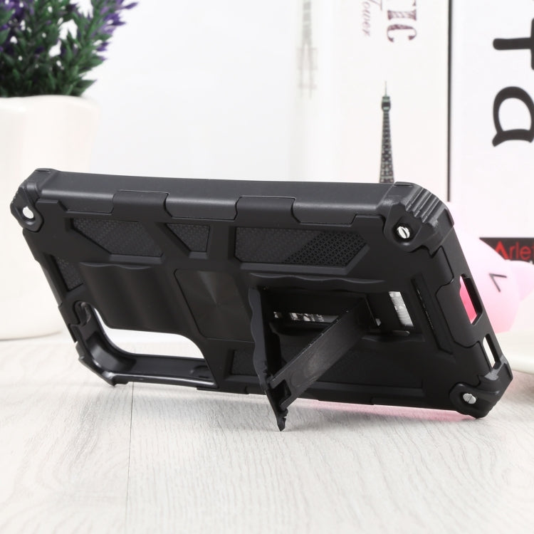 For Samsung Galaxy S22 5G Shockproof TPU + PC Magnetic Protective Phone Case with Holder