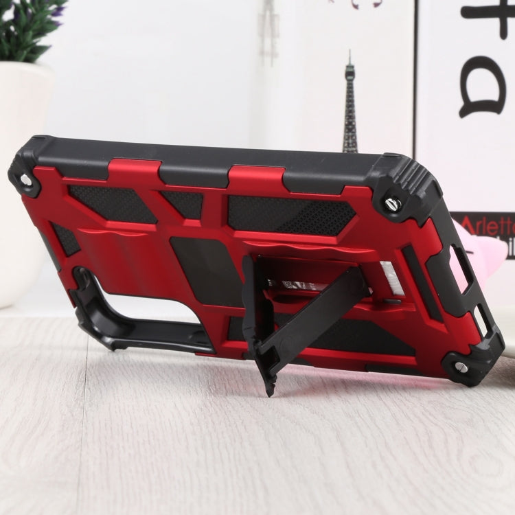 For Samsung Galaxy S22 5G Shockproof TPU + PC Magnetic Protective Phone Case with Holder