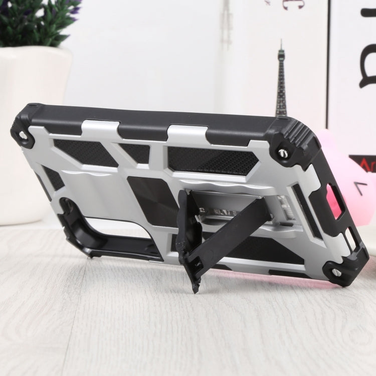For Samsung Galaxy S22 5G Shockproof TPU + PC Magnetic Protective Phone Case with Holder