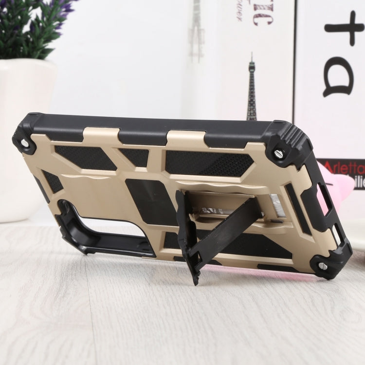 For Samsung Galaxy S22 5G Shockproof TPU + PC Magnetic Protective Phone Case with Holder