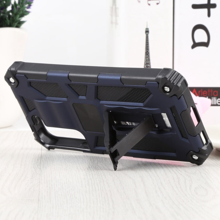 For Samsung Galaxy S22 5G Shockproof TPU + PC Magnetic Protective Phone Case with Holder