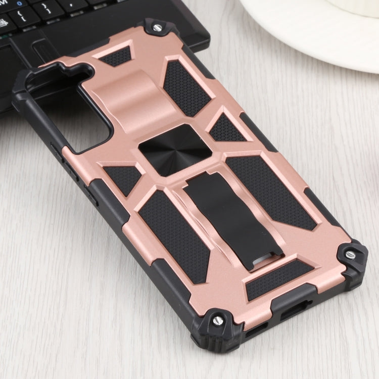For Samsung Galaxy S22+ 5G Shockproof TPU + PC Magnetic Protective Phone Case with Holder