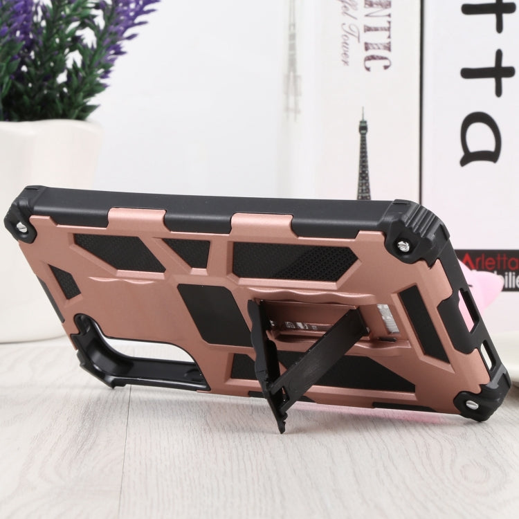 For Samsung Galaxy S22+ 5G Shockproof TPU + PC Magnetic Protective Phone Case with Holder