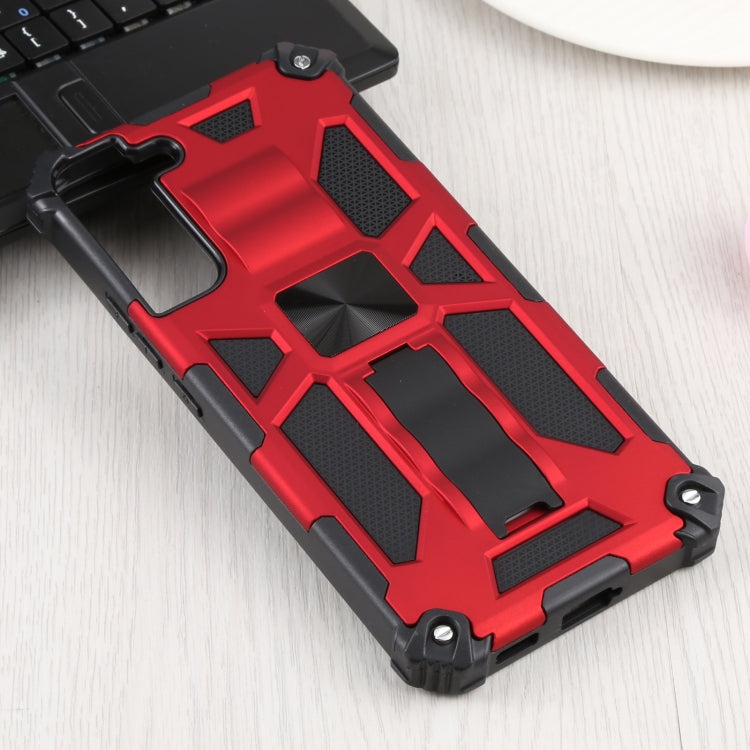 For Samsung Galaxy S22+ 5G Shockproof TPU + PC Magnetic Protective Phone Case with Holder