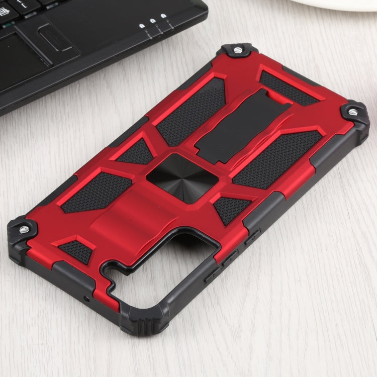 For Samsung Galaxy S22+ 5G Shockproof TPU + PC Magnetic Protective Phone Case with Holder