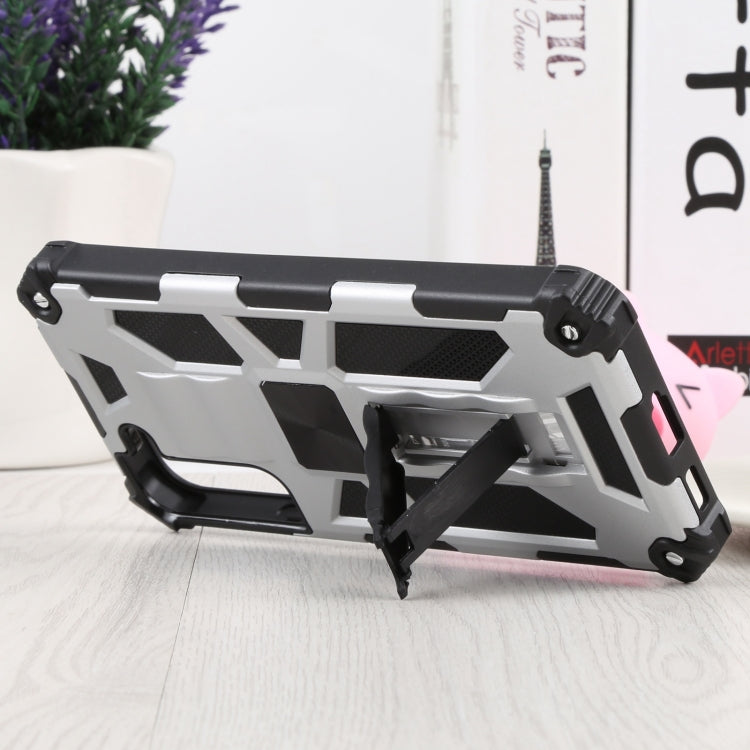For Samsung Galaxy S22+ 5G Shockproof TPU + PC Magnetic Protective Phone Case with Holder