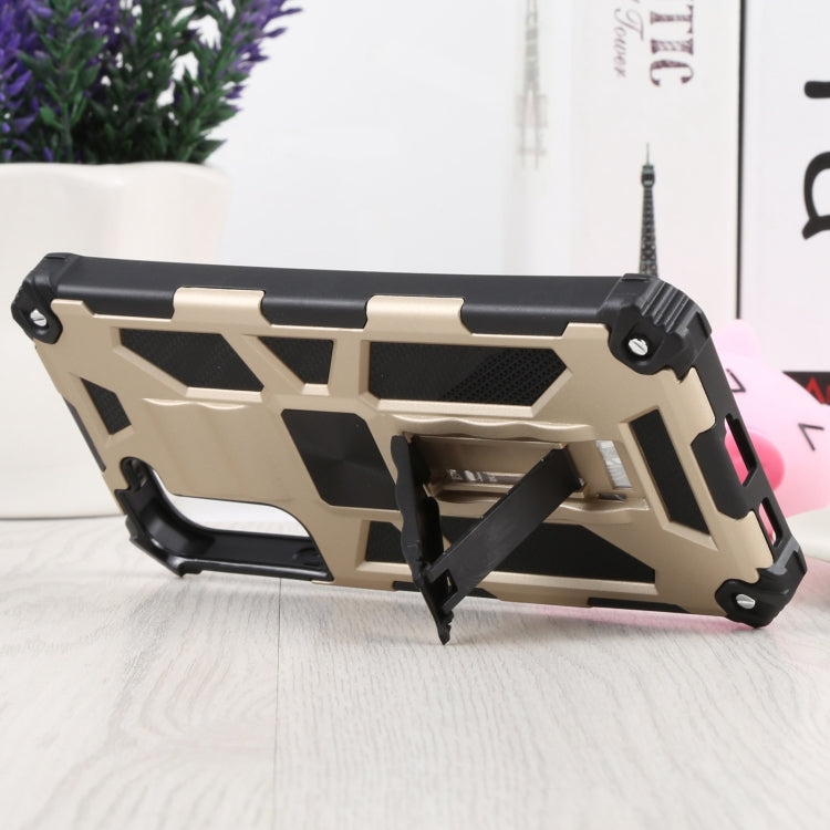 For Samsung Galaxy S22+ 5G Shockproof TPU + PC Magnetic Protective Phone Case with Holder
