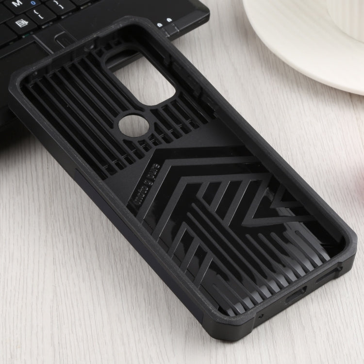 For Motorola Moto G Pure Sliding Camera Cover Design PC + TPU Shockproof Phone Case with Ring Holder & Card Slot