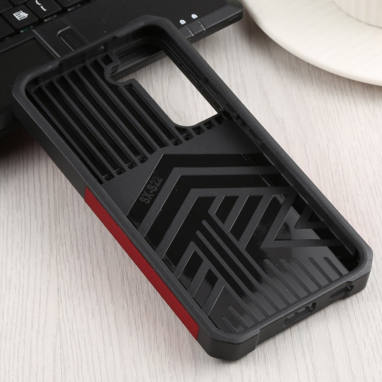 For Samsung Galaxy S22 5G Sliding Camera Cover Design PC + TPU Shockproof Phone Case with Ring Holder & Card Slot