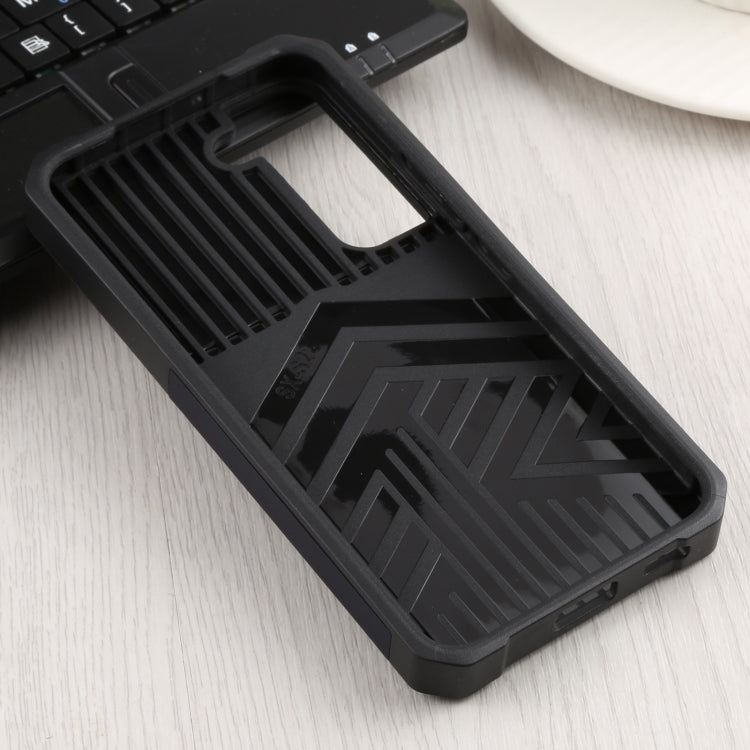 For Samsung Galaxy S22 5G Sliding Camera Cover Design PC + TPU Shockproof Phone Case with Ring Holder & Card Slot