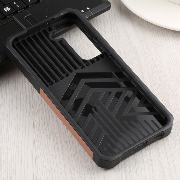 For Samsung Galaxy S22 5G Sliding Camera Cover Design PC + TPU Shockproof Phone Case with Ring Holder & Card Slot