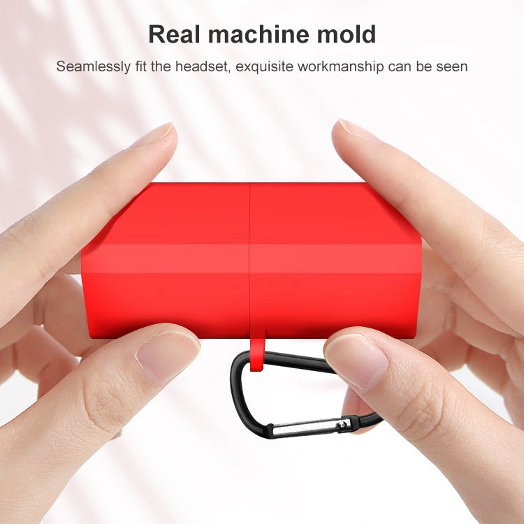 For Huawei FreeBuds Lipstick Silicone Earphone Protective Case with Hook