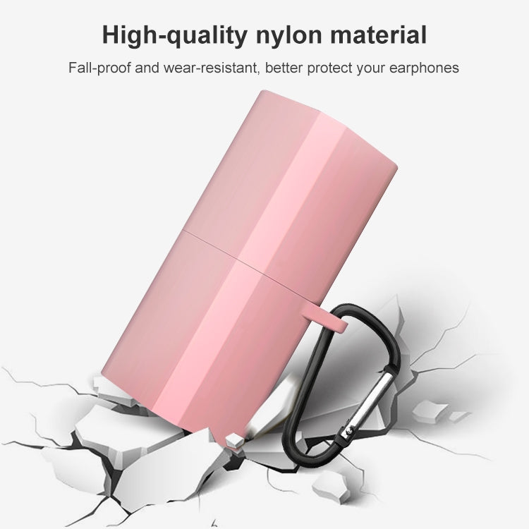 For Huawei FreeBuds Lipstick Silicone Earphone Protective Case with Hook