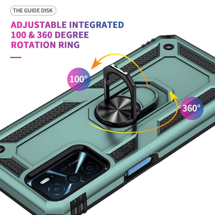 For OPPO A16 Shockproof TPU + PC Phone Case