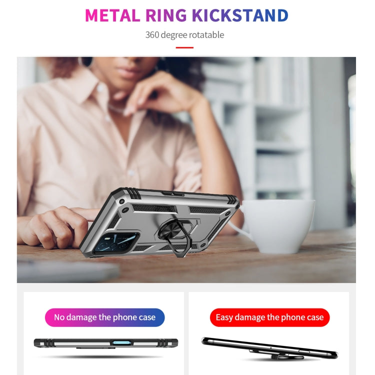 For OPPO A16 Shockproof TPU + PC Phone Case