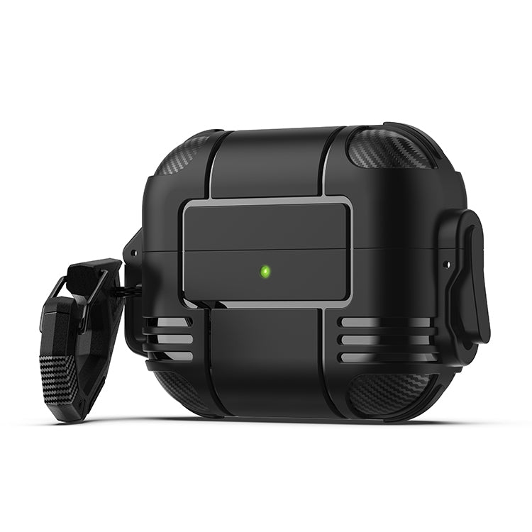 Traveler Earphone Protective Case with Hook & Lock Shell For AirPods 3