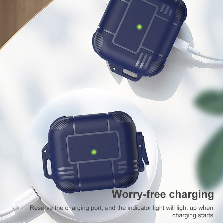 Traveler Earphone Protective Case with Hook & Lock Shell For AirPods 3