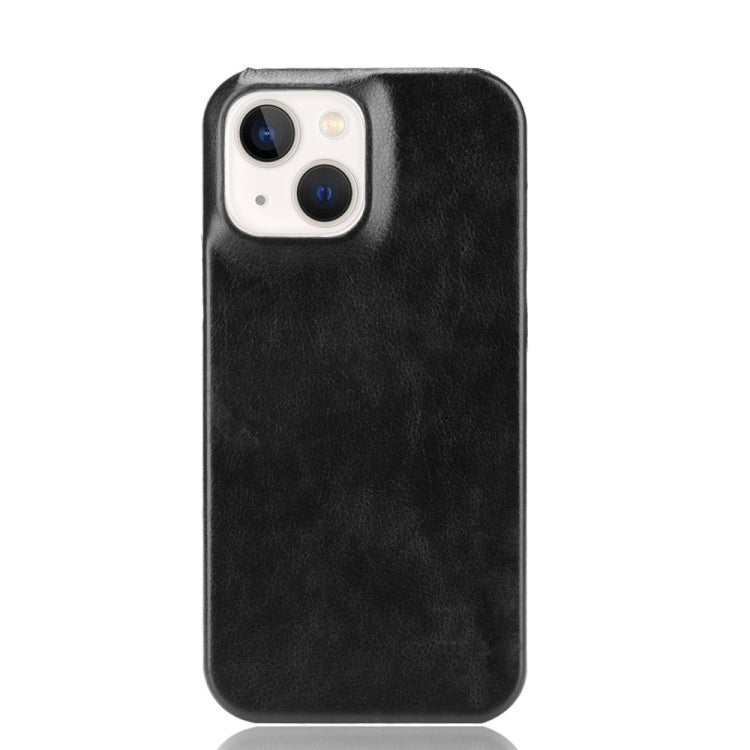 For iPhone 13 mini Litchi Leather PC Phone Case