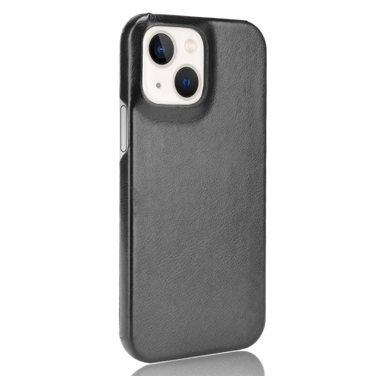 For iPhone 13 mini Litchi Leather PC Phone Case