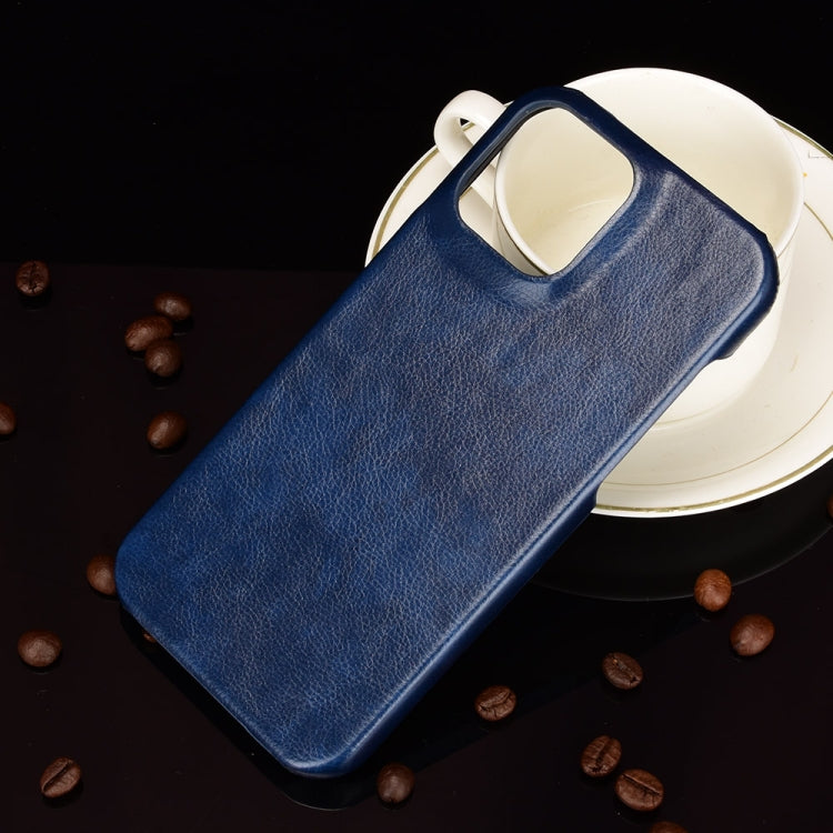 For iPhone 13 mini Litchi Leather PC Phone Case