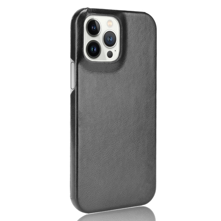 For iPhone 13 Pro Max Litchi Leather PC Phone Case