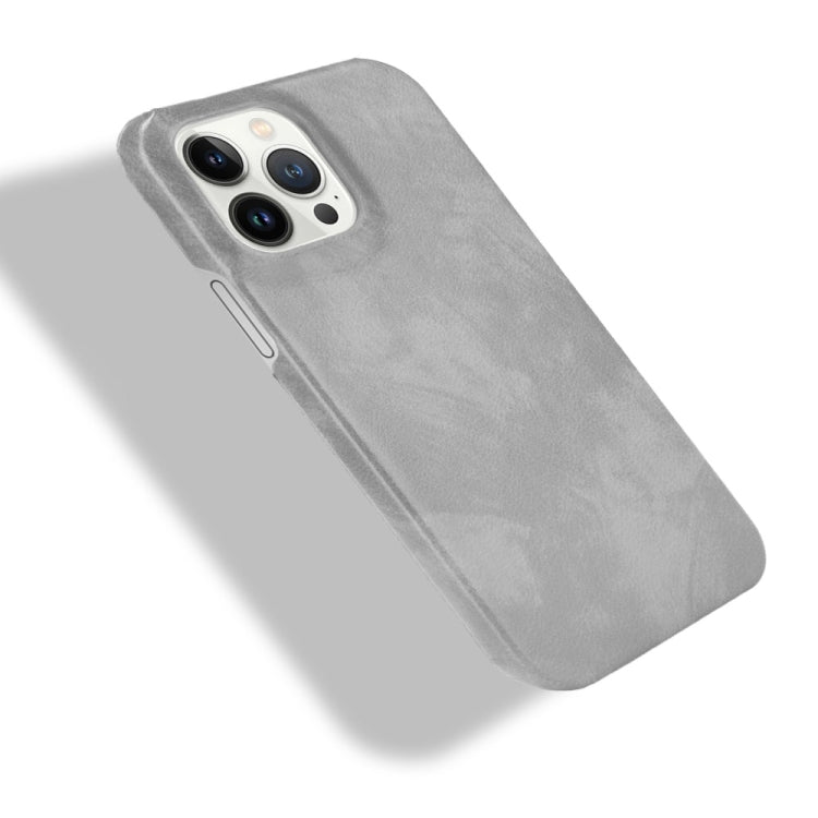 For iPhone 13 Pro Max Litchi Leather PC Phone Case