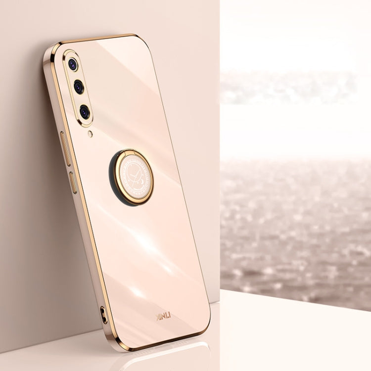 For Xiaomi Mi 9 XINLI 6D Plating Phone Case with Ring Holder