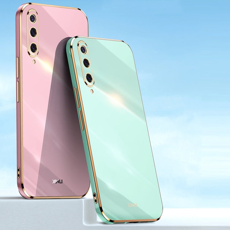 For Xiaomi Mi 9 XINLI 6D Plating Phone Case with Ring Holder