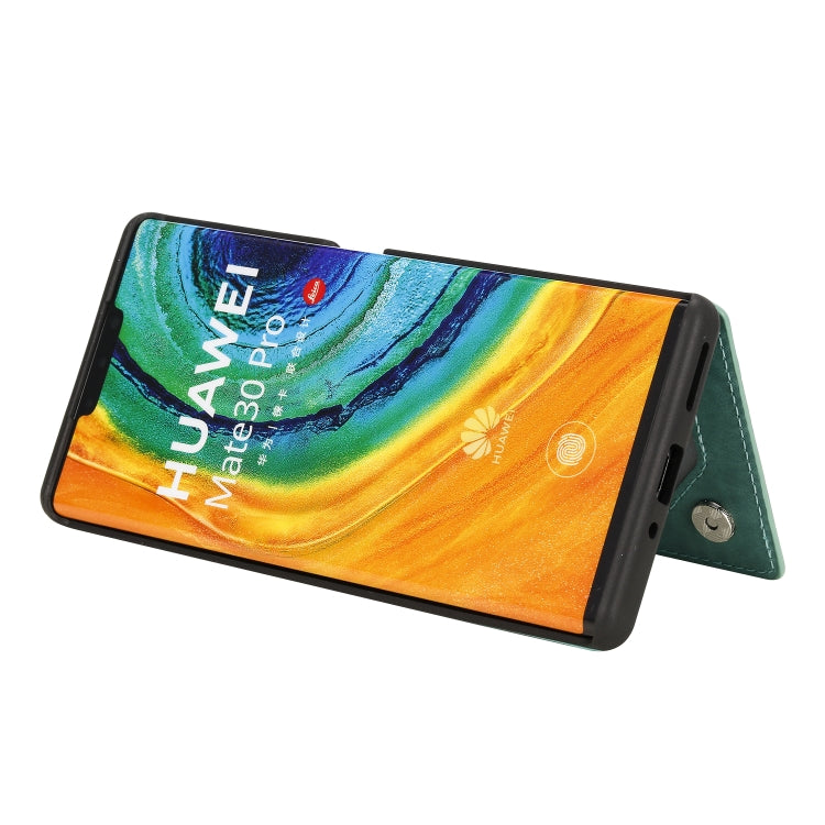 For Huawei Mate30 Pro Cat Tree Embossing Pattern Shockproof Protective Case with Card Slots & Photo Frame