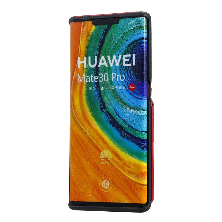 For Huawei Mate30 Pro Cat Tree Embossing Pattern Shockproof Protective Case with Card Slots & Photo Frame
