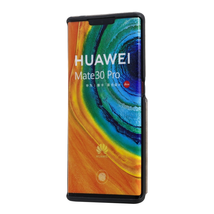 For Huawei Mate30 Pro Cat Tree Embossing Pattern Shockproof Protective Case with Card Slots & Photo Frame