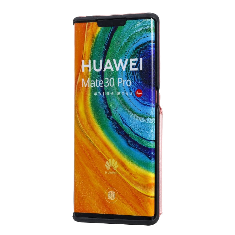 For Huawei Mate30 Pro Cat Tree Embossing Pattern Shockproof Protective Case with Card Slots & Photo Frame