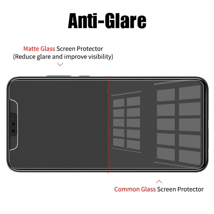 For iPhone 13 / 13 Pro 10pcs Transparent Frosted Full Screen Tempered Glass Film