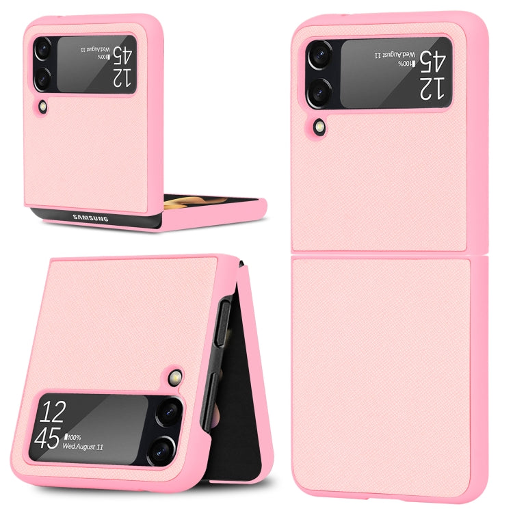 For Samsung Galaxy Z Flip3 5G Cross Texture Phone Case