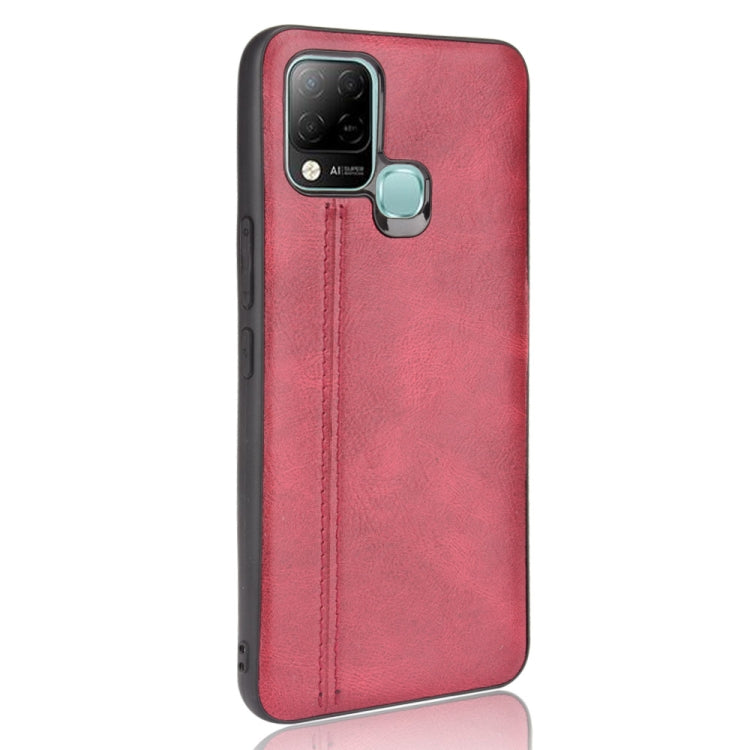 For Infinix Hot 10s Sewing Cow Pattern Skin Phone Case