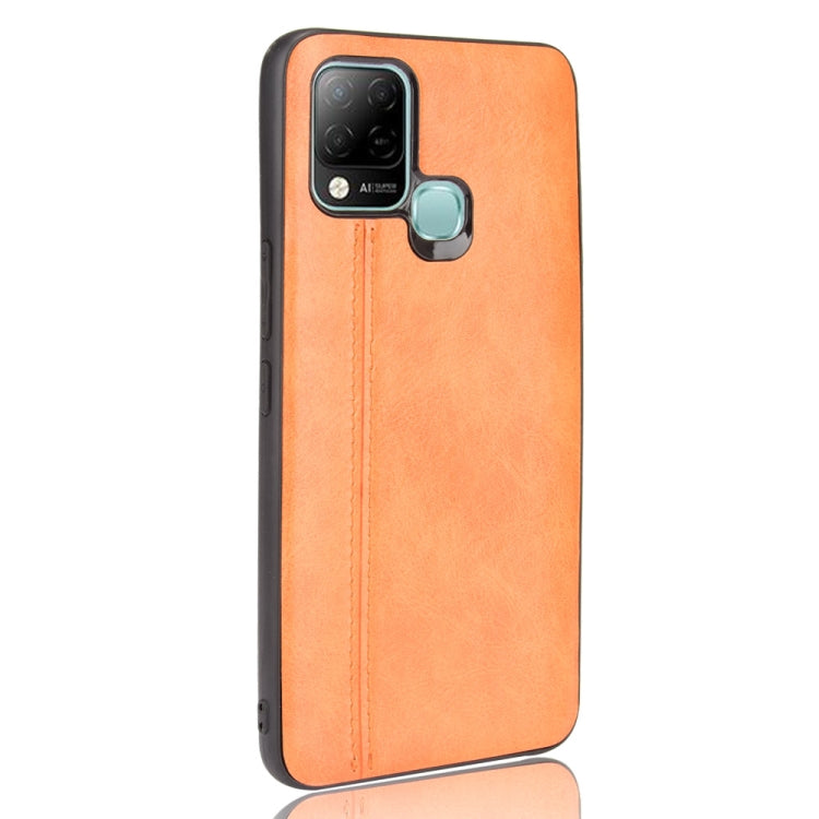 For Infinix Hot 10s Sewing Cow Pattern Skin Phone Case