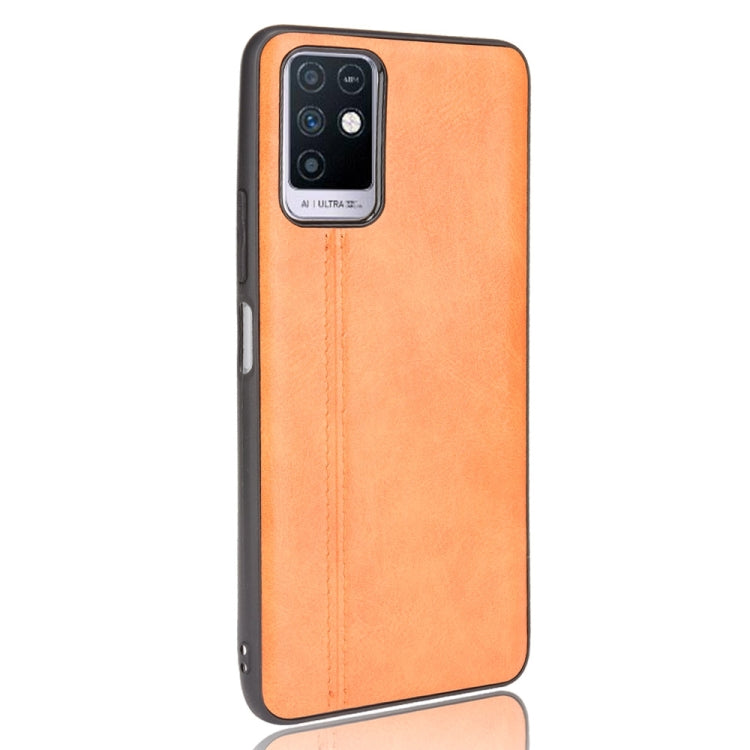 For Infinix Note 10 / X693 Sewing Cow Pattern Skin Phone Case