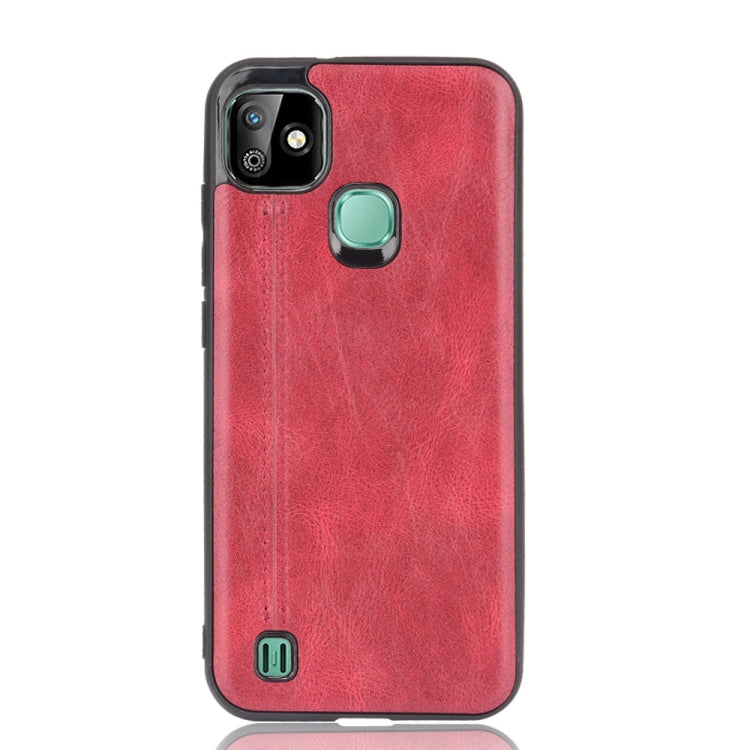 For Infinix Smart HD 2021 / X612 Sewing Cow Pattern Skin Phone Case