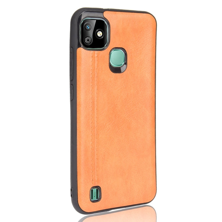 For Infinix Smart HD 2021 / X612 Sewing Cow Pattern Skin Phone Case