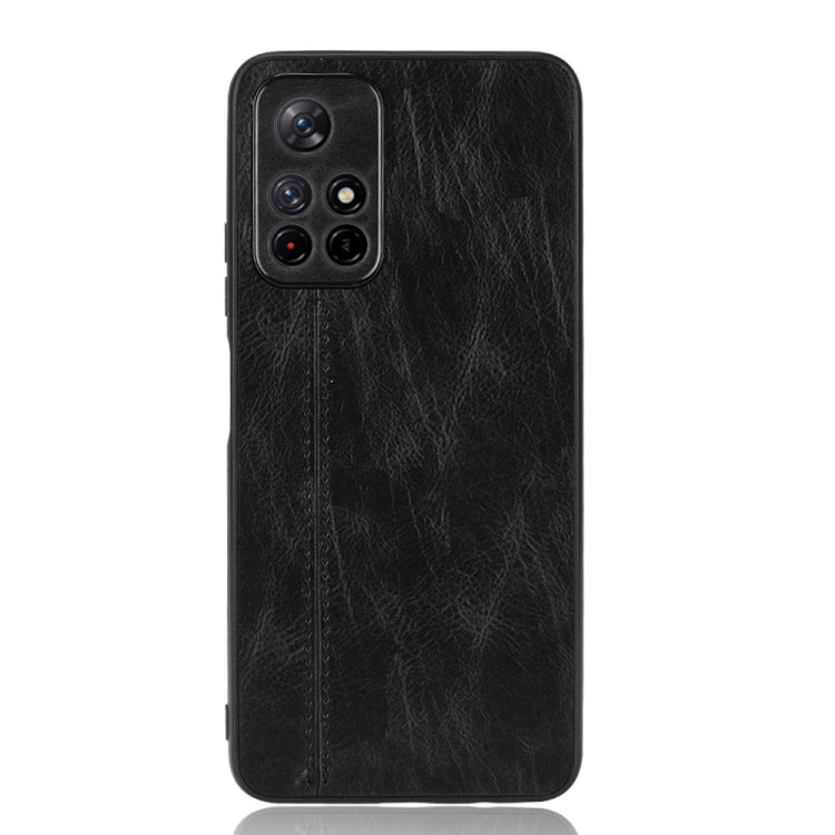 For Xiaomi Redmi Note 11 5G Sewing Cow Pattern Skin Phone Case