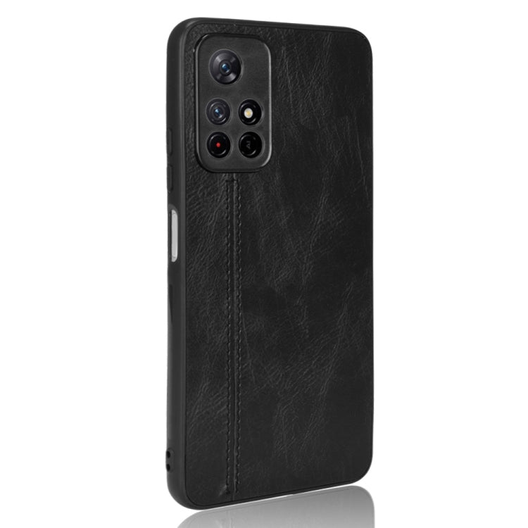 For Xiaomi Redmi Note 11 5G Sewing Cow Pattern Skin Phone Case